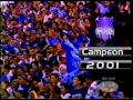 Emelec Campeón 2001. Gol de Juárez, celebración, vuelta olímpica y premiación.