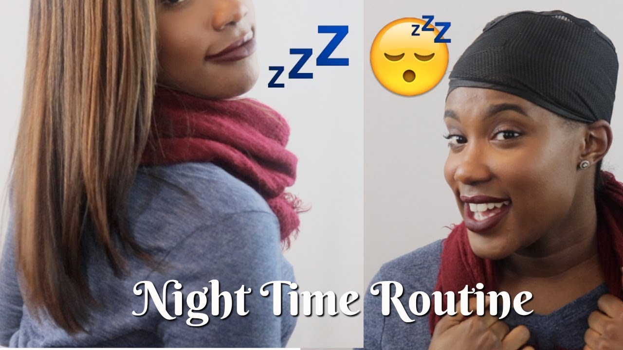 How To Wrap Up Your Hair Overnight and KEEP it Straight No Dents! (1