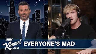 Logan Paul Fires Back at Jimmy Kimmel & Fox News Digs In Over Nicki Minaj Swollen Ball Drama