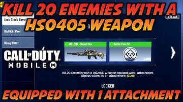 CODM! KILL 20 ENEMIES WITH A HS0405 WEAPON EQUIPPED WITH 1 ATTACHMENT! Season 7 New Seasonal Events