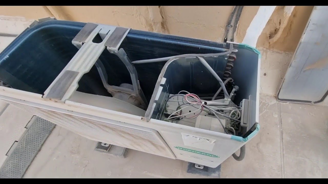 صوت الخشخشة في الوحدة الخارجية!!! من الضاغط او المروحة؟؟؟