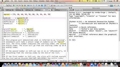 METR1313 - Week 5 - Segment 6: Python Slice Syntax