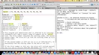 METR1313 - Week 5 - Segment 6: Python Slice Syntax