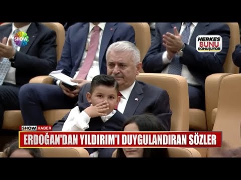 Erdoğan'dan Yıldırım'ı duygulandıran sözler