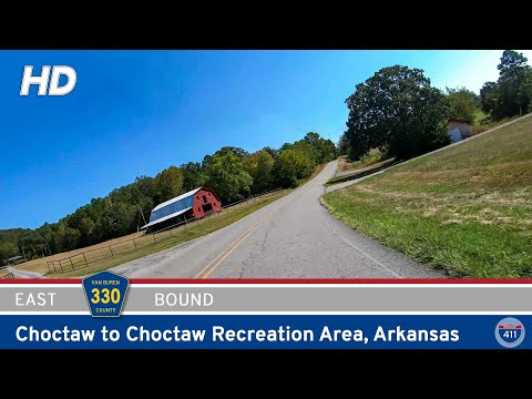 County Road 330: Choctaw to Choctaw Recreation Area - Arkansas | Drive America's Highways 🚙