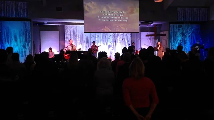 Kent Peterson leading at Church Of The Foothills 1...