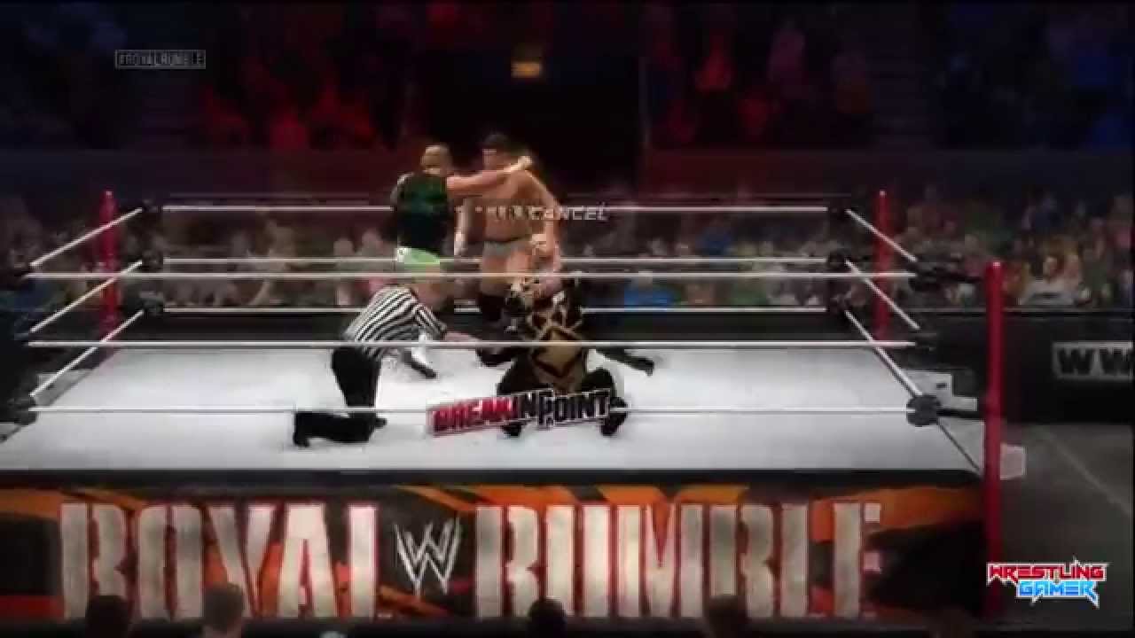 Wwe Royal Rumble 2014 Kickoff Cody Rhodes Goldust Vs The New Age