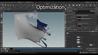 Houdini Vellum cloth to Unreal Geo cache workflow test.