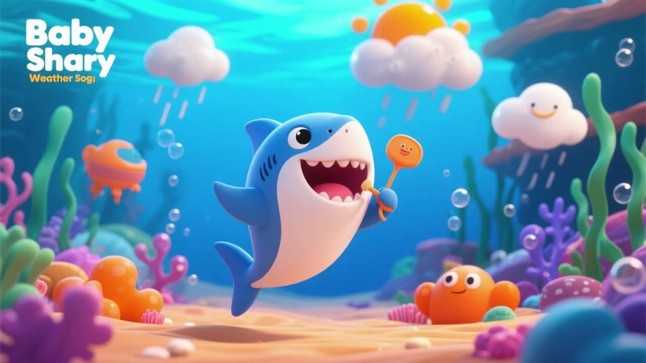 Baby Shark’s Weather Song 🦈🌦️🎶 | Nursery Rhymes & Kids Songs