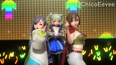 [PDAFT Mod] Shake it! [Miku, Meiko and Ann Vivid Bad Squad - Project Sekai]