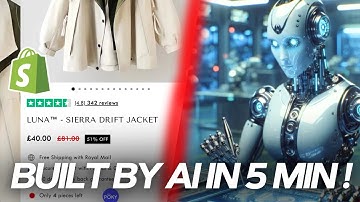 Build A Shopify Store in 5 Minutes with AI (FOR FREE!)