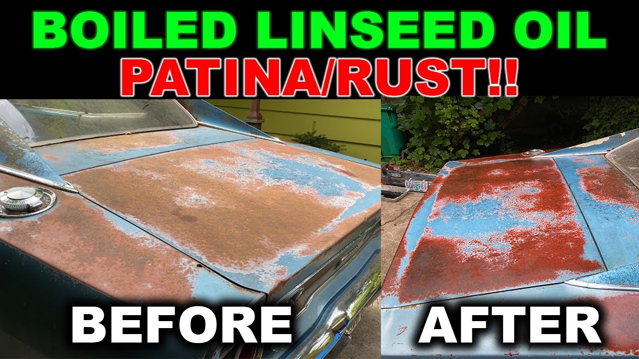 Patina 1968 Dodge Charger! Boiled Linseed Oil Protecting and