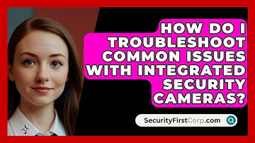 How Do I Troubleshoot Common Issues With Integrated Security Cameras? - SecurityFirstCorp.com