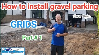 How to install gravel parking Grids part 1