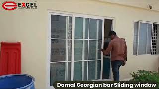 Domal Georgian Bar Sliding Window