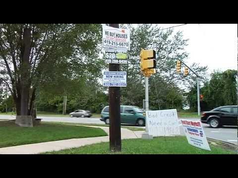 Problem Signs in Toledo Neighborhoods