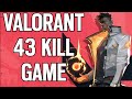 43 Frag Game with ACE - Valorant