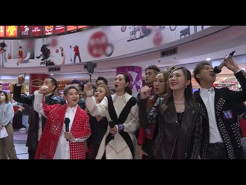 中年好聲音商場宣傳 車婉婉大讚大家各有千秋