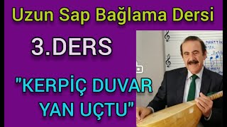 3Kerpiç Duvar Yan Dçtu-Uzun Sap Bağlama Saz Dersi Solfej Notakolay Öğrenim Yöntemi