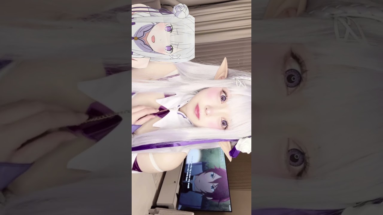 【激似 ?!リゼロコスプレ】 #rezero #rezerocosplay #emilia #リゼロ #リゼロコスプレ #コスプレ #エミリアコスプレ