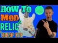 How to Relic a Strat Guitar Custom Build and Mods
