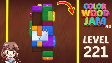 Color Wood Jam Level 221 Solution Walkthrough