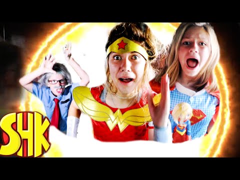 Portal to Another Dimension! DC Superhero Girls vs SuperHeroKids