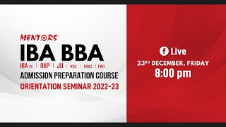IBA BBA Orientation 2022-23