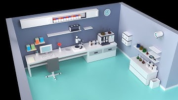 Blender: Modeling a Medical Laboratory (Part 7)