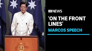 Philippines President vows not to yield an inch to China | ABC News