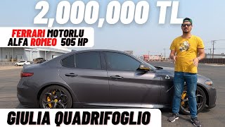 Ferrari Motorlu Alfa Romeo Giulia Quadrifoglio | 505 HP