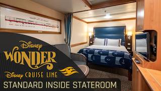 Disney Wonder | Standard Inside Stateroom Tour | Disney Cruise Line 2026
