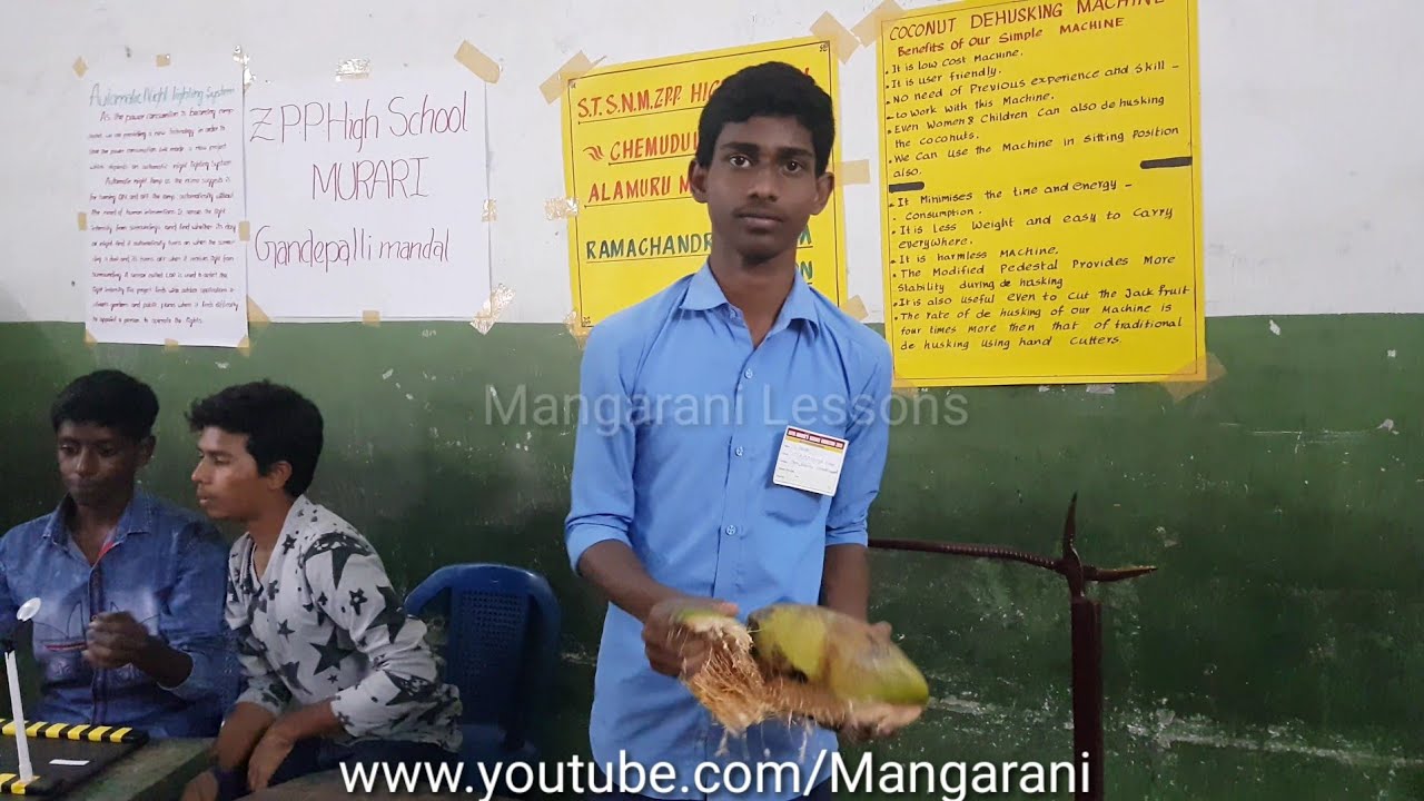 Science Exhibition Project 6 Inspire Manak 2019 coconut Debunking 