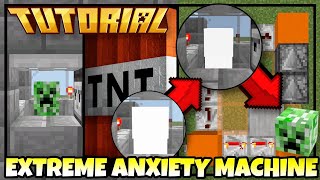 EXTREME ANXIETY MACHINE ⚡ Minecraft Bedrock Tutorial 💀 MCPE,Xbox,PS4,Windows,Switch