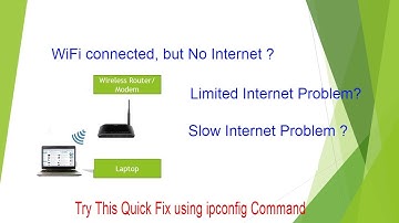 fix wifi connected, but no internet | limited Internet problem in windows 7 | 8 | 10 on laptop