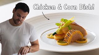 I Made The Perfect Chicken & Corn Dish! Fine Dining & Michelin Cooking