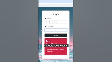 Password Uppercase Validation Using Javascript And Regex #reactjs #javascript #formvalidation