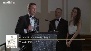 Gramophone Awards 2017: Classic FM receives the Anniversary Award