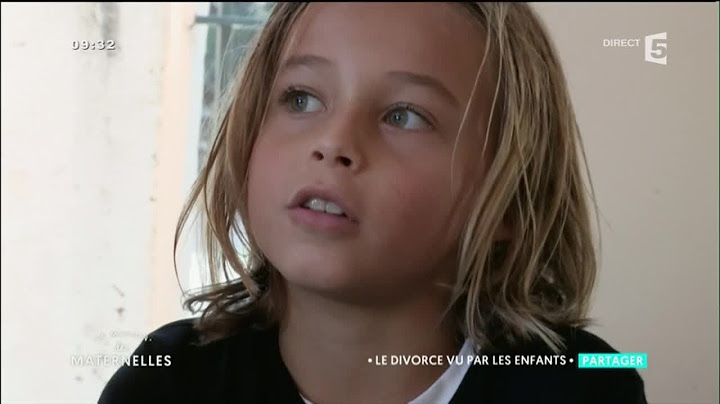 Le divorce vu par les enfants