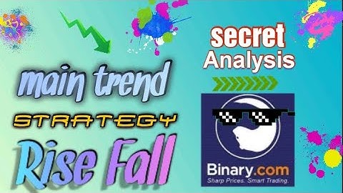 Binary Rise Fall Most Accurate Strategy