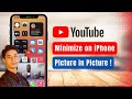 YouTube Minimize Screen iPhone !