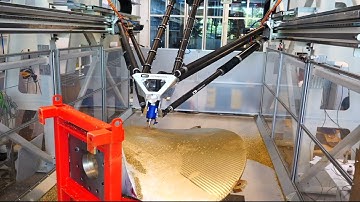 Robotic Manufacturing of Large Parts, High-Speed Cutting, Hybrid Additive & Mobile 3D Printing