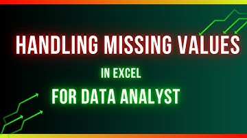 Replacing Missing Values in Excel | guide for Data Analyst