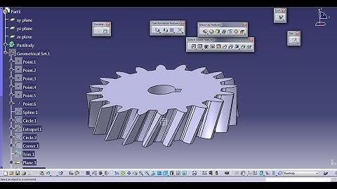 Design of a Helical Gear in CATIA V5