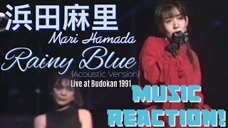 MELODY TEARS🥹浜田麻里Mari Hamada - Rainy Blue(Acoustic Ver.) Live at Budokan ‘91 | Music Reaction🔥