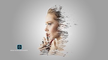 Photoshop Creative Portrait Brush Effects Tutorial | Paint Splash in Photoshop