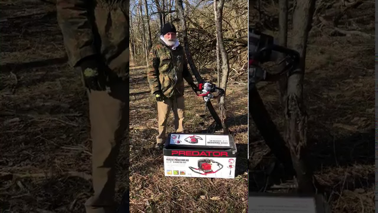 Harbor freight Auger review YouTube