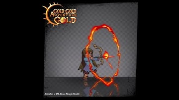 Lightbringer Archer Game Character Spine 2D Animation