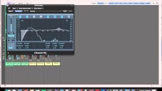 Logic 9 (Tutorial) Basic Drum Mix: Insert and Send Effects