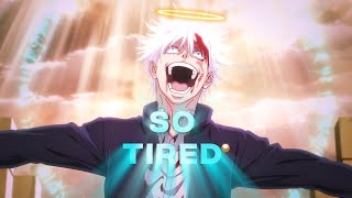 Gojo Satoru - So Tired - Jujutsu Kaisen Season 2 Episode 4 - [EDIT/AMV] 4K Resimi